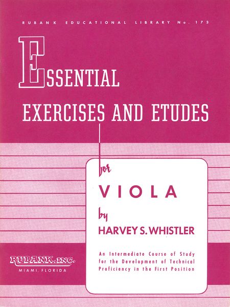 Essential Exercises and Etudes : For Viola.