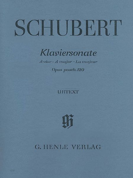 Klaviersonate A-Dur, Op. Posth. 120 : For Piano.