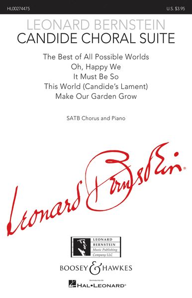 Candide Choral Suite : For SATB Chorus and Piano / arranged by Joel Boyd and Robert Page.