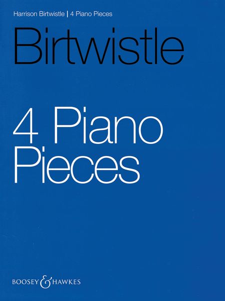 4 Piano Pieces.