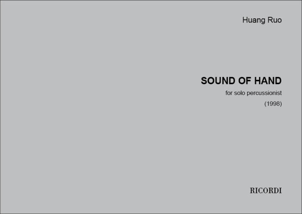 Sound of Hand : For Solo Percussionist (1998).