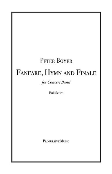 Fanfare, Hymn and Finale : For Concert Band.