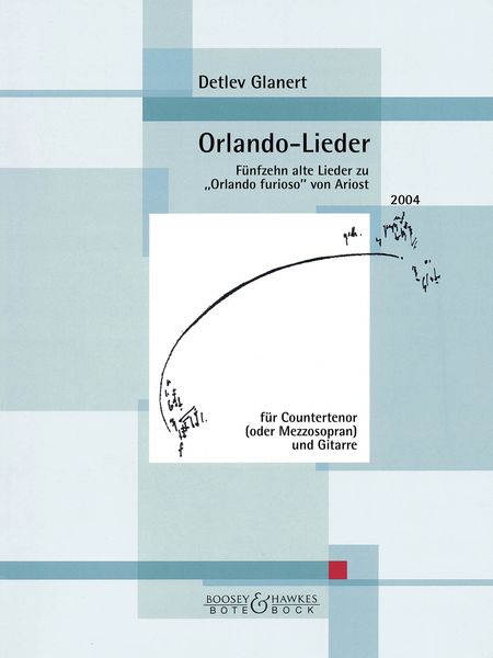 Orlando-Lieder : For Countertenor Or Mezzo-Soprano and Guitar.