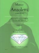 Trio In D Major (1900) : For Viola, Cello and Piano / edited by Kenneth Martinson.