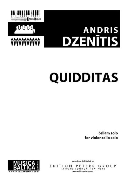 Quidditas : For Violoncello Solo.