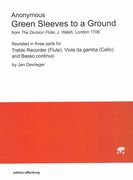 Green Sleeves To A Ground : Revised In 3 Parts For Treble Recorder, Viola Da Gamba and Continuo.