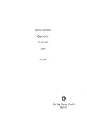 Capriccio : For Solo Cello (2009).