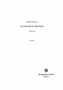 Six Caprices : For Solo Violin (2006-2016).