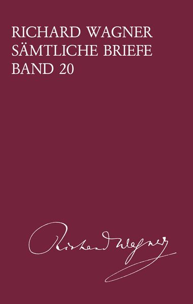 Sämtliche Briefe, Band 20 : Briefe Des Jahres 1868 / edited by Margret Jestremski.