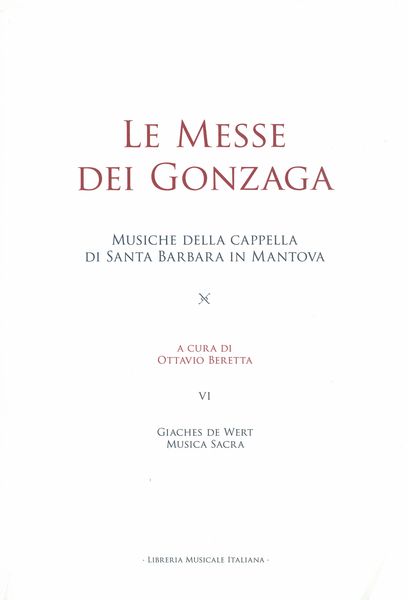Musiche Della Cappella Di Santa Barbara In Mantova.