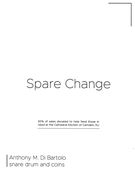 Spare Change : For Snare Drum and Coins (2017).