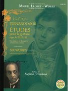 Fernando Sor : Études Pour La Guitare - Facsimiles of Llobet's Annotated Copies.