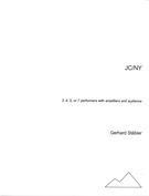 Jc/NY : For 3, 4, 5, Or 7 Performers With Amplifiers and Audience (1992).