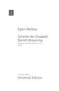 Sonette der Elisabeth Barrett-Browning, Op. 52 : Für Sopran und Streichquartett (1934).