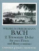 Sonata II In D Major : For 2 Flutes & Basso Continuo.