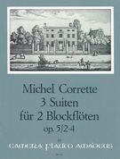3 Suiten : Für 2 Blockflöten Op. 5/2-4.