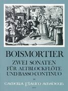 Zwei Sonaten : Für Altblockflöte und Basso Continuo, Op. 27.