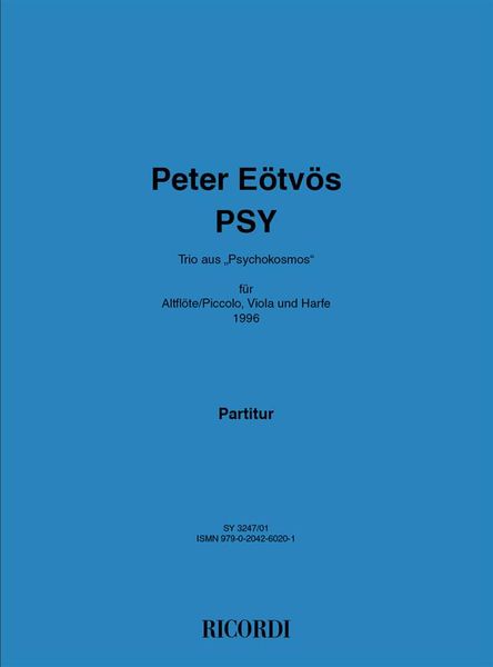 Psy : For Altflöte/Piccolo, Viola und Harfe (1996).