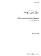 9 Movements : For String Quartet (1991-96).