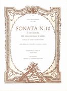 Sonata N. 10 In Do Minore (G. 2 E 2b - Prima E Seconda Versione) : Per Violoncello E Tastiera.