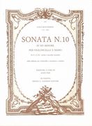 Sonata N. 10 In Do Minore (G. 2 E 2b - Prima E Seconda Versione) : Per Violoncello E Tastiera.