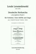 Deutsche Keduscha (Aus Jeglichem Munde) : Für Vorbeter, Chor (SATB) und Orgel / Ed. Wolfram Hader.
