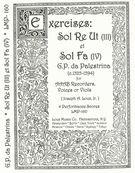 Exercises - Sol Re Ut (III) and Sol Fa (IV) : For AAAB Recorders, Viols Or Voices.