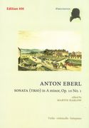 Sonata (Trio) In A Minor, Op. 10 No. 1 : For Violin, Violoncello and Fortepiano / Ed. Martin Harlow.