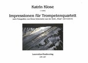 Impressionen : Für Trompetenquartett - Nach Fotografien von Elena Scheckeler Aus der Serie Fluss.