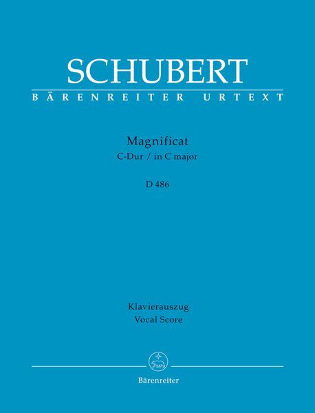 Magnificat C-Dur, D 486 / edited by Rudolf Faber.