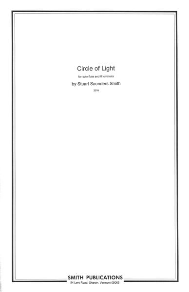 Circle of Light : For Solo Alto Flute and 8 Luminists (2016).