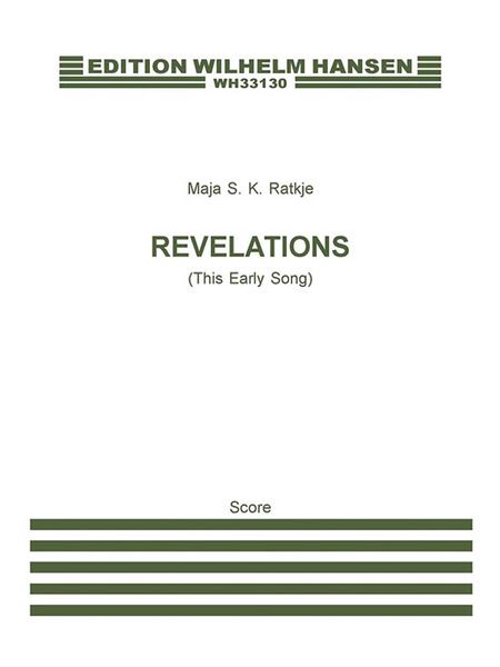 Revelations (This Early Song) (2016/17).