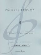 M : Pour 2 Pianos, 2 Percussions et Dispotif Électronique (Rev. 2015).