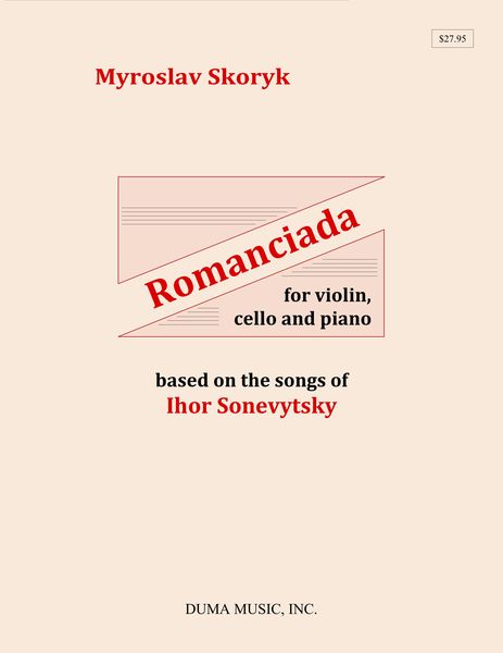 Romanciada : For Violin, Cello and Piano.