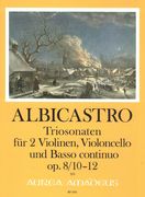 Triosonaten, Op. 8/10-12 : Für Zwei Violinen, Violoncello und Basso Continuo / Ed. Harry Joelson.