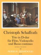 Trio In D-Dur : Für Flöte, Violoncello und Basso Continuo / edited by Winfried Michel.