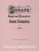 Sonate In Es-Dur, Op. 9 : Für Fagott und Klavier / edited by Bernhard Päuler.