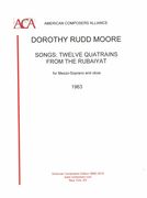 Songs - Twelve Quatrains From The Rubaiyat : For Mezzo-Soprano and Oboe (1963).