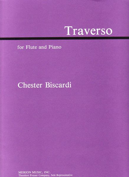 Traverso : For Flute and Piano.