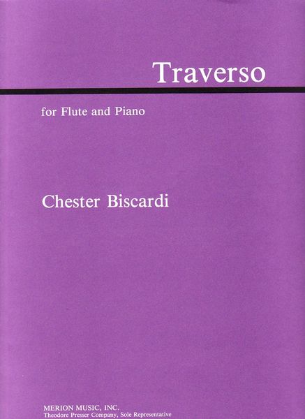 Traverso : For Flute and Piano.