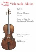 Sonate C-Dur : Für Cembalo und Violoncello / edited by Michael Jappe.
