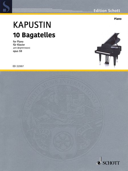 10 Bagatelles, Op. 59 : For Piano (1991).