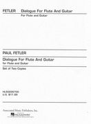 Dialogue : For Flute and Guitar / Guitar Part edited by Jeffrey Van.