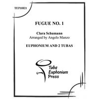 Fugue No. 1 : For Euphonium and 2 Tubas / arranged by Angelo Manzo.