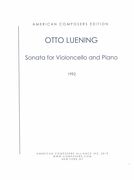 Sonata : For Violoncello and Piano (1992).