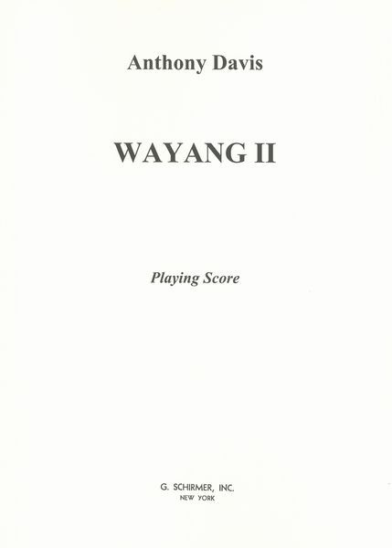 Wayang II (Shadow Dance).