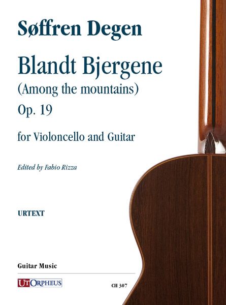 Blandt Bjergene (Among The Mountains), Op. 19 : For Violoncello and Guitar / Ed. Fabio Rizza.