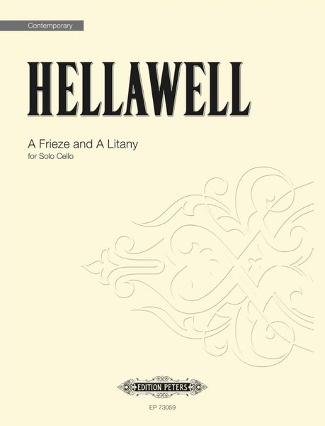 A Frieze and A Litany : For Solo Cello.