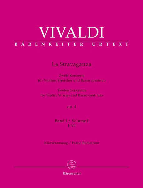 Stravaganza, Op. 4 : Twelve Concertos For Violin, Strings and Basso Continuo - Vol. I, I-VI.