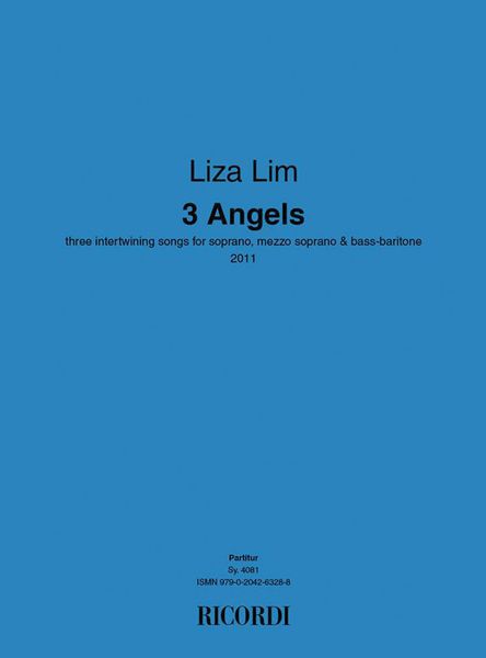 3 Angels : Three Intertwining Songs For Soprano, Mezzo Soprano and Bass-Baritone (2011).